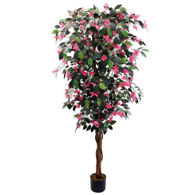 N/A 180cm Giant Artificial Pink Flowering Bougainvillea Tree