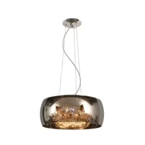 Pearl Modern Pendant Light - Ø50cm - 6xG9 - Chrome