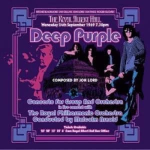 Deep Purple Concerto for Group and Orchestra The Royal Albert Hall - 24th September 1969 by Deep Purple/Royal Philharmonic Orchestra CD Album