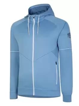 Umbro Pro Training Fz Hoodie - Blue Size L, Men