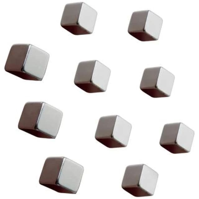 Sigel Sigel Neodym magnet C5 Strong (W x H x D) 10 x 10 x 10 mm Cube Silver 10 pc(s) BA193 BA193