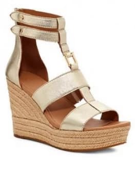 Ugg Kolfax Wedge Sandals - Gold