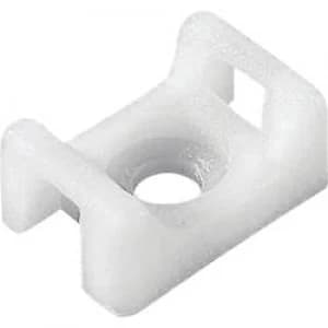 Cable mount Screw fixing Ecru PB Fastener