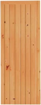 Wickes Keswick Internal Cottage Knotty Pine Ledged and Braced 6 Panel Softwood Door - 1981 x 686mm