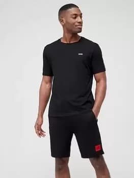 HUGO Dero Small Logo T-Shirt - Black Size M Men