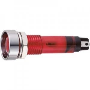 Standard indicator light with bulb Red B 406 24