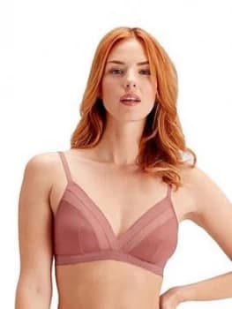 Pretty Polly Triangle Bra - Rose
