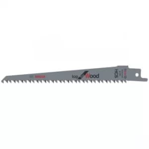 Bosch 2608650614 Sabre Saw Blade S644 D HCS Wood 150x1.25mm 6TPI 2...