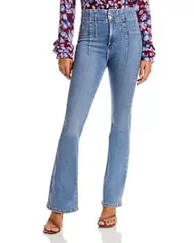 Free People Jayde Flared Jeans in Sunburst Blue