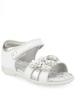 Start-rite Girls Bloom Sandals, White, Size 3 Younger