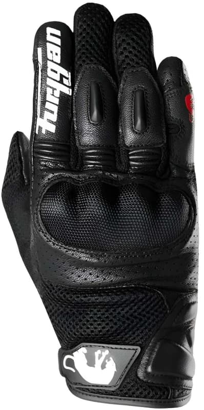 Furygan TD12 EVO perfor ated Motorcycle Gloves, black-white, Size XL for Men