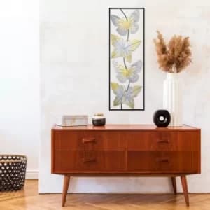 Butterfly Multicolor Decorative Metal Wall Accessory