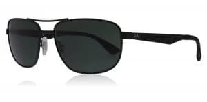 Ray-Ban RB3528 Sunglasses Matte Black 006/71 58mm