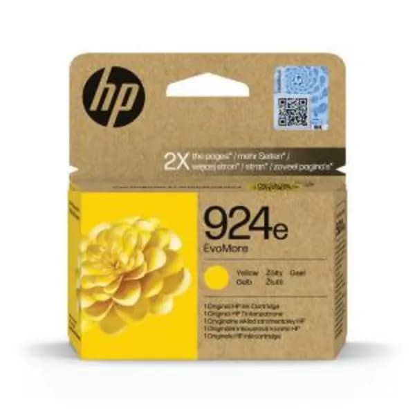 HP 924E EvoMore Ink Cartridge High Yield Yellow 4K0U9NE HP4K0U9NE HP4K0U9NE