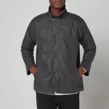 Barbour Mens Rigg Wax Jacket - Charcoal - M
