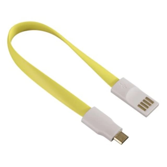 Hama 00136112 USB cable 0.2 m USB A Micro-USB B Blue. White