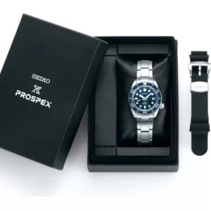 Seiko Prospex Marine Master 'MM300' Diver's Automatic Blue Ocean Dial Silver Stainless Steel Mens Watch SLA023J1 RRP £2800