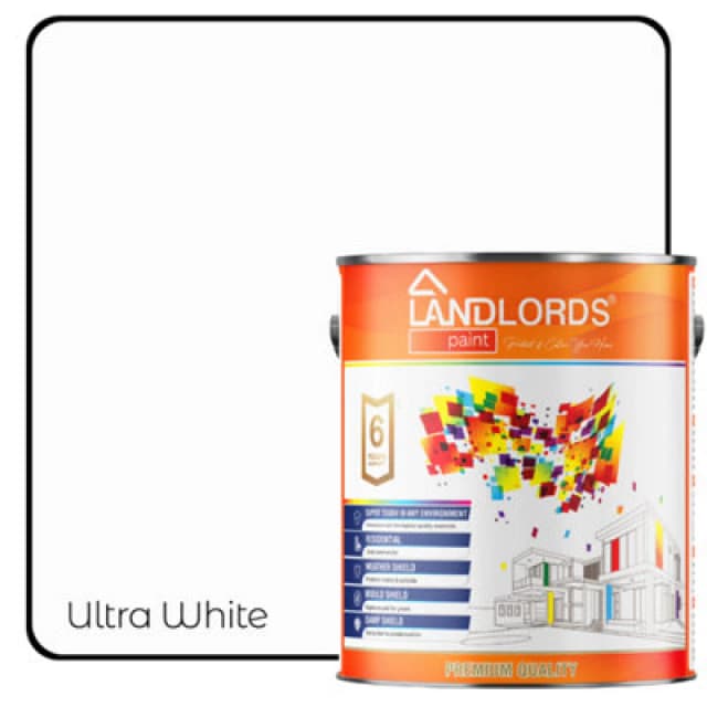 Landlords Paint - Anti-Condensation Paint - Stops Condensation On Walls & Ceilings - Ultra White - 1L