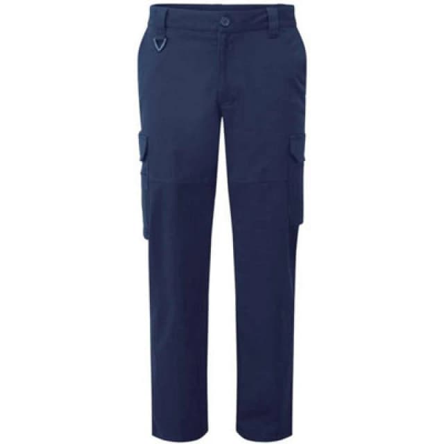 Premier Premier Men Stretchchecker Cargo Trousers in Navy Size: 4X-Large Navy 4XL Male 5063693809935
