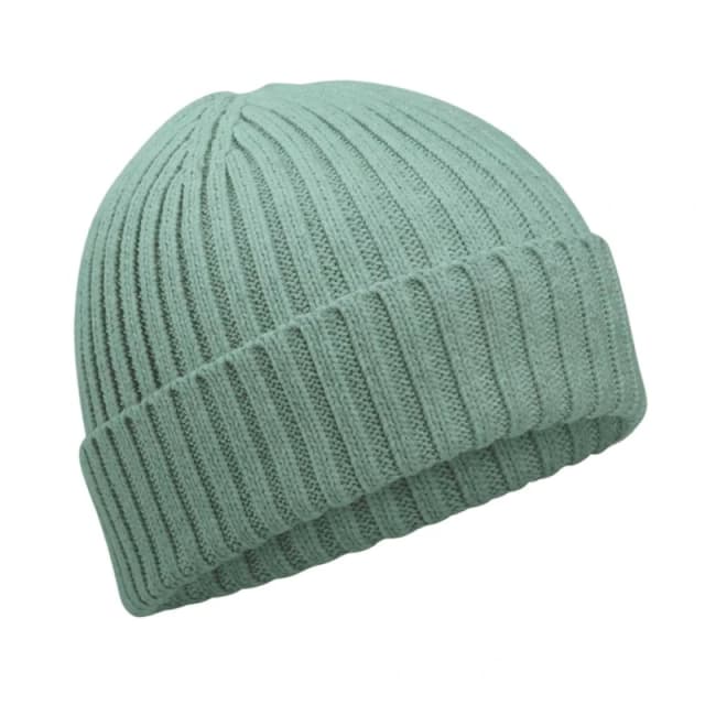 Beechfield Cotton Beanie in Mint Mint Unisex One Size