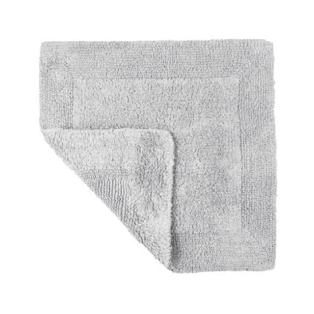 Allure Bath Fashions Elegance Reversible Heavyweight Shower Mat - Dove Grey