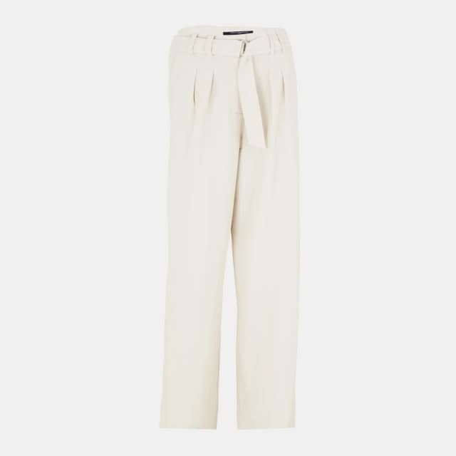 French Connection Womens Everly Wide Leg Trousers 23-Oyster Gray female 8 (XS)