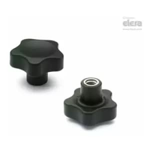 Elesa - Solid lobe knob-VC.692/32 SST-M5