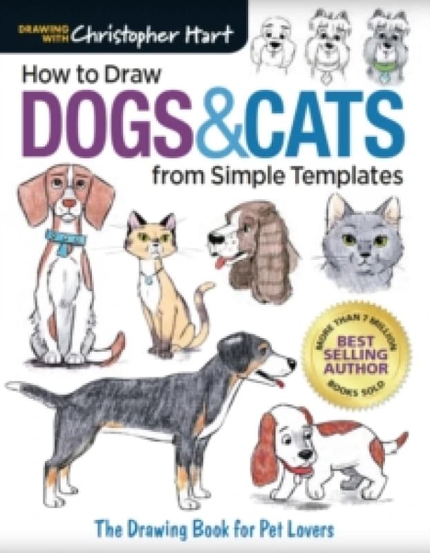How To Draw Dogs & Cats : The Drawing Book for Pet Lovers Paperback / softback