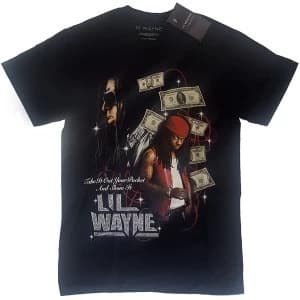 Lil Wayne - Got Money Homage Unisex Medium T-Shirt - Black