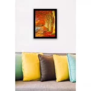 SC0035 Multicolor Decorative Framed MDF Painting