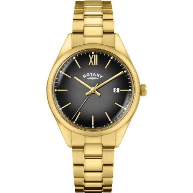Rotary RGB10003/74 Heritage Gold Tone Bracelet Watch - W13299