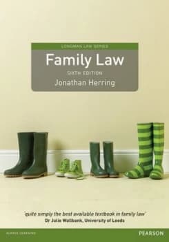 Family Law by Jonathan Herring Paperback