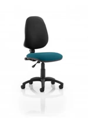 Eclipse I Lever Task Operator Chair Bespoke Colour Seat Teal