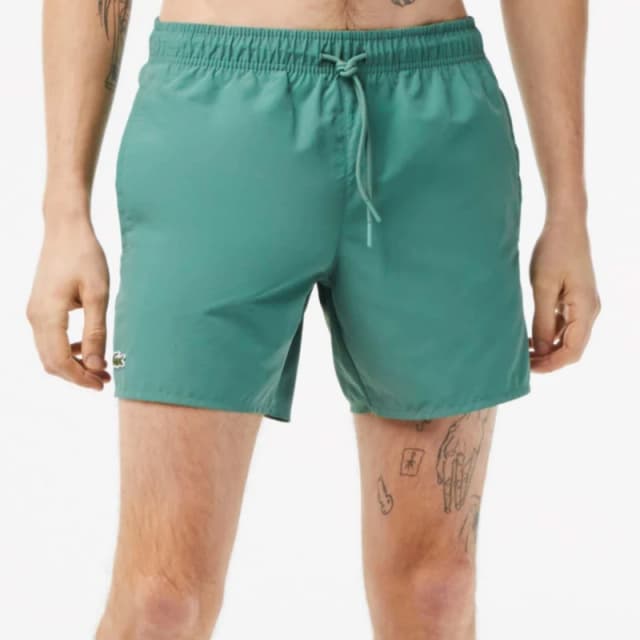Lacoste Quick Dry Swim Trunks - Green Green S