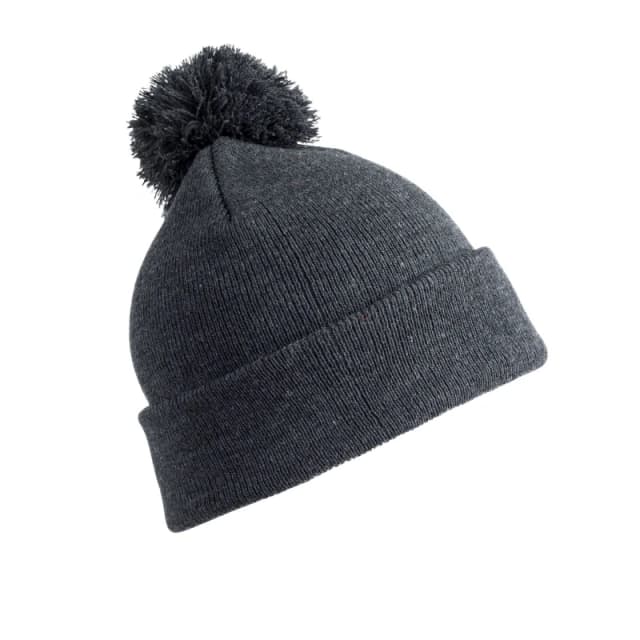 Result Result Men Pom Pom Beanie in Grey Grey One Size Male 5059444792885