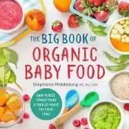 big book of organic baby food baby pures finger foods and toddler meals for