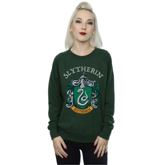 Harry Potter Slytherin Crest Sweatshirt Green female
