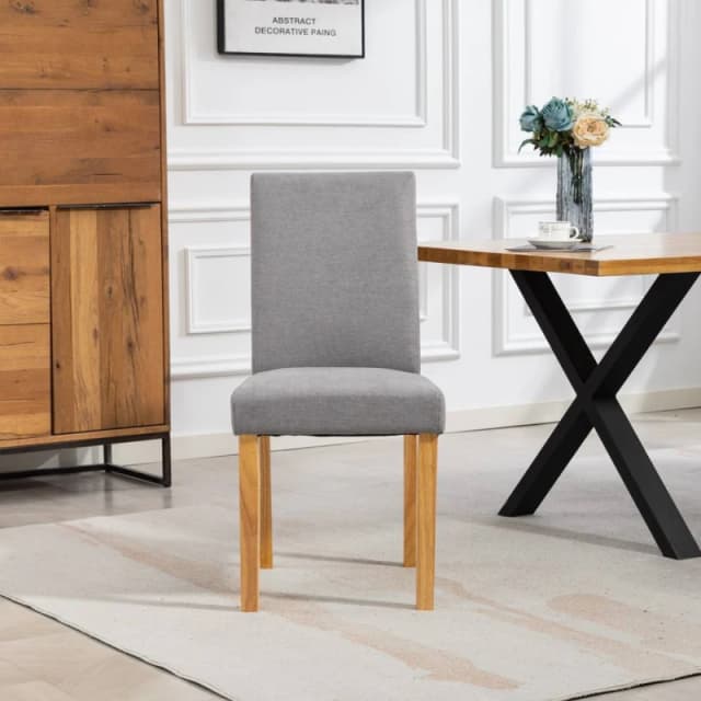 Artemis Home Almont Fabric Dining Chairs - Set of 2 in Grey Size: 2 Pack Grey Unisex 2 Pack