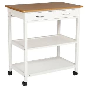 Hahn 5five Double Kitchen Trolley - White