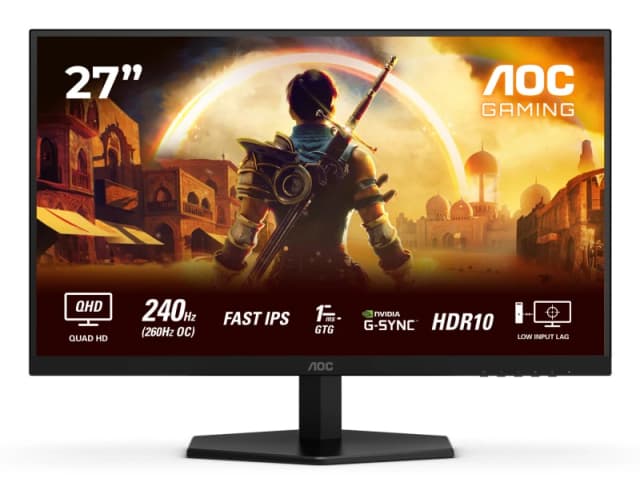 AOC AOC G4 Q27G42ZE computer monitor 68.6cm (27") 2560 x 1440 pixels Quad HD LCD Black, Red Q27G42ZE