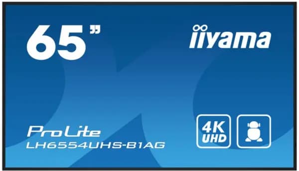 iiyama 65" ProLite LE6540UHS-B1 4K Ultra HD LED Monitor