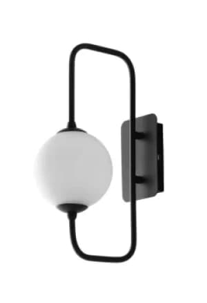 Neutron Globe Frame Table Lamp, Black Opal, G9