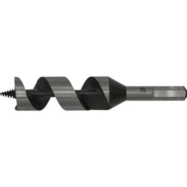 Loops 28 x 155mm Hardened Auger Wood Drill Bit - Hexagonal Shank - Woodwork Timber Multi