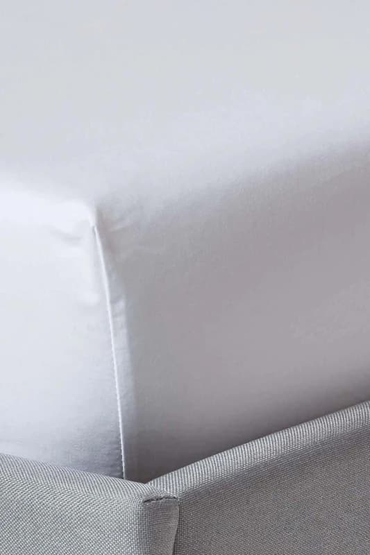 Homescapes Egyptian Cotton Deep Fitted Sheet 18" 1000 Thread Count White