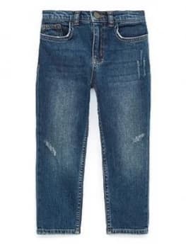 White Stuff Boys Rip & Repair Jeans - Mid Denim