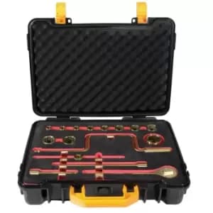 Spark Resistant Socket Set 3/4" Sq Dr 14-Pce Al-Br