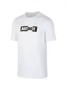 Nike Sportwear Just Do It T-Shirt - White/Black