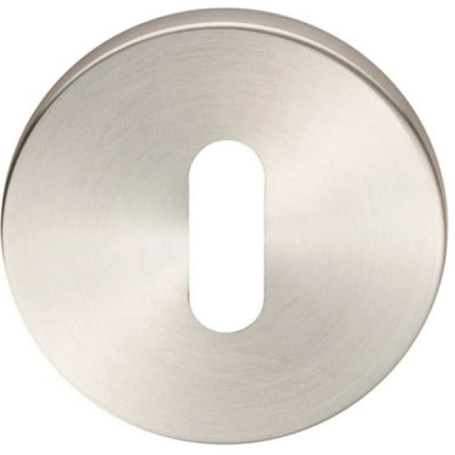 Loops 52mm Standard Lock Profile Open Slim Escutcheon Concealed Fix Satin Steel Metallics unisex