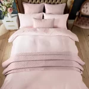 Ted Baker 250 Thread Count Plain Dye Kingsize Duvet Cover, Soft Pink