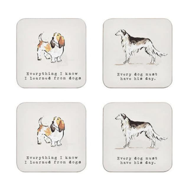 Ulster Weavers Country Dogs Set Of 4 Coasters